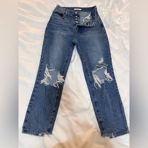 Size 25 Pacsun High Rise Straight Dark Wash Jeans